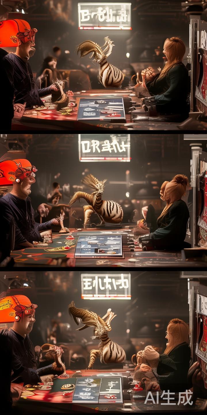 比如在某次连续玩耍中，观察到“龙虎”连续出现了五次